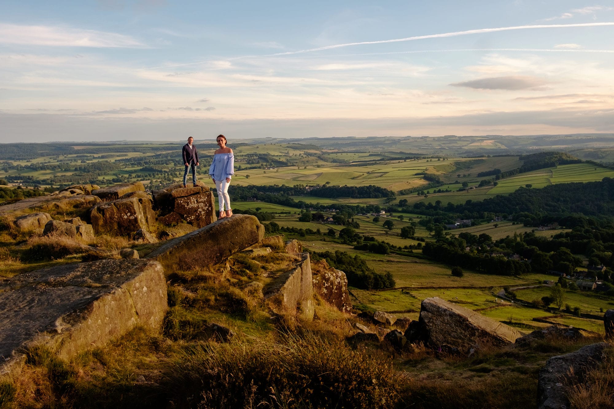 Peak District pre-wedding photography Christina and Toby-1
