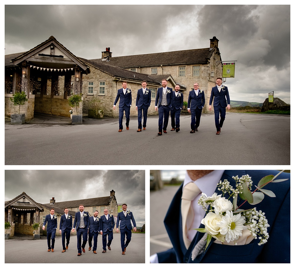 Peak Edge Hotel wedding by Derbyshire wedding photographer Chris Loneragan Sheffield 041700004