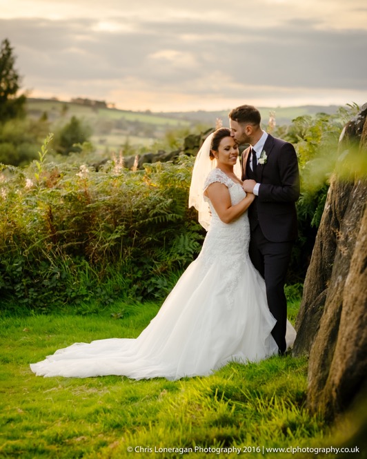 Sheffield wedding photographer at Peak Edge Hotel sunset 23092016-1 edge