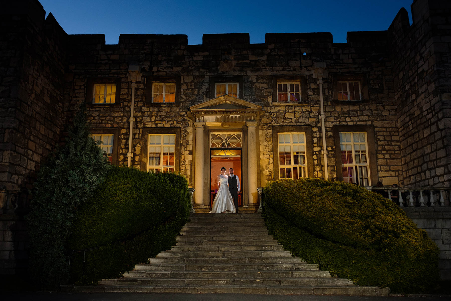 Sheffield wedding photographer at Hazlewood Castle Yorkshire 